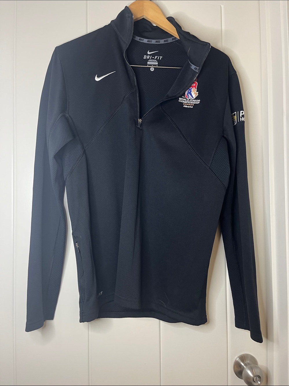 Nike Black Dri-FIT Half-Zip Performance Pullover